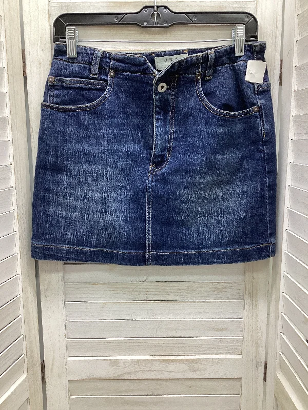 Skirt Mini & Short By We The Free In Blue Denim, Size: 6