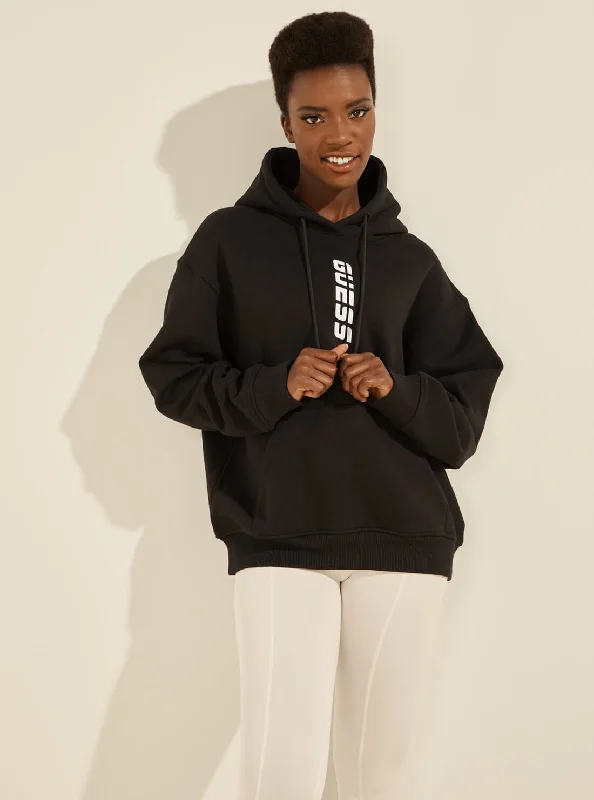 Eco Black Alisha Active Hoodie Jumper