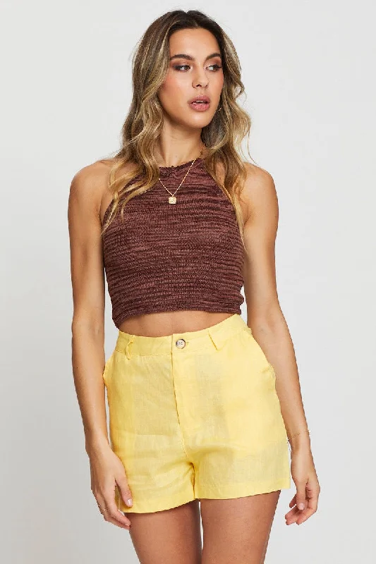 Multi Knit Top Sleeveless