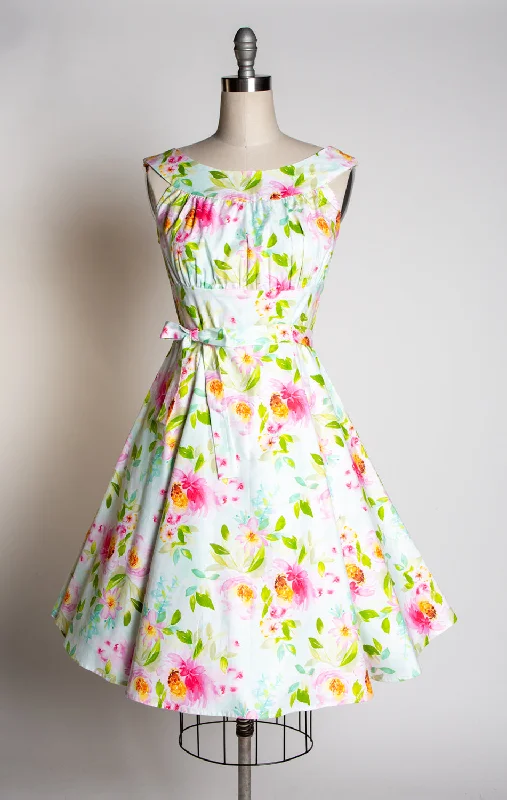 Amanda Dress -Watercolor Floral