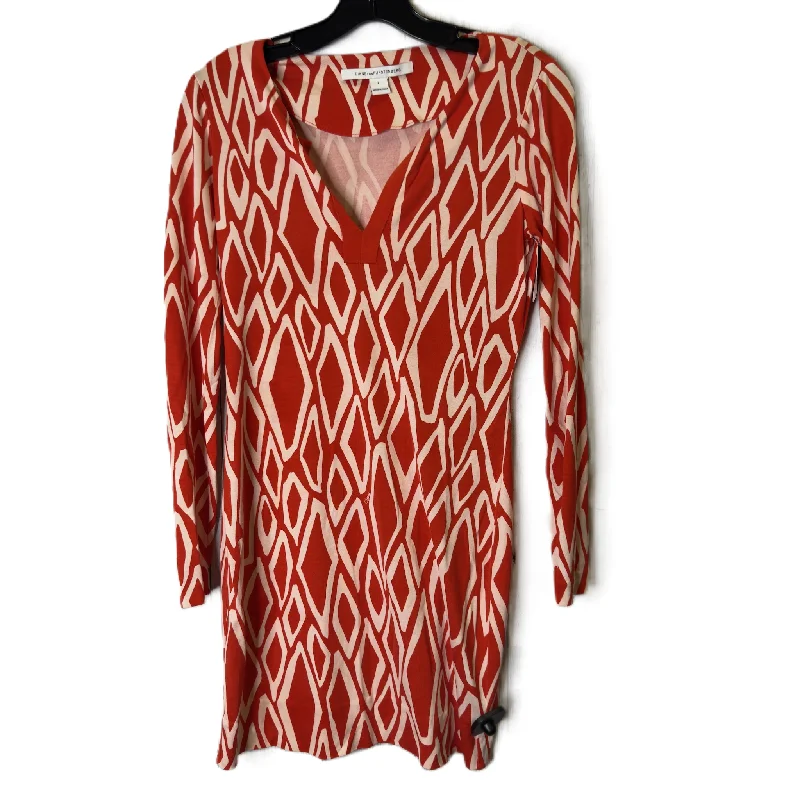 Dress Casual Short By Diane Von Furstenberg In Red, Size: 2